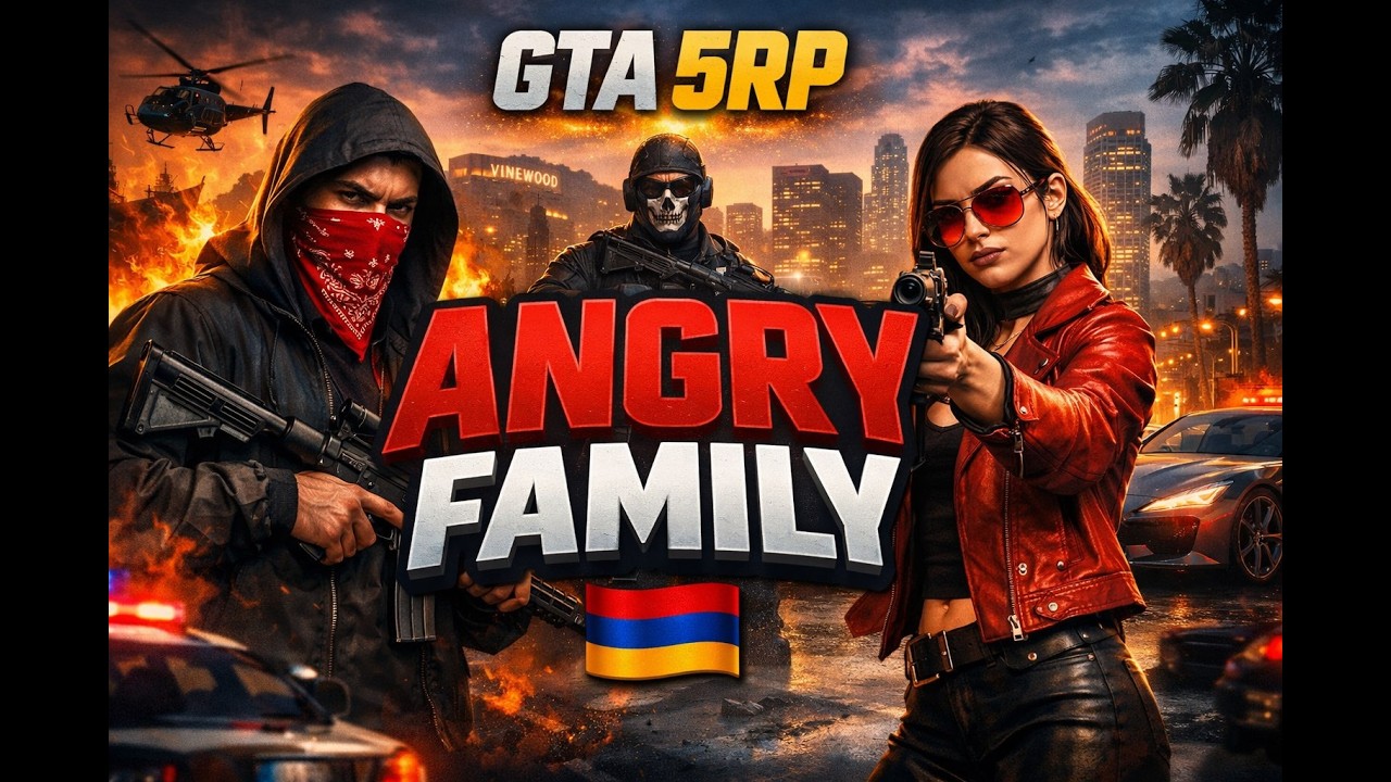 ⚔️Gta 5 RP Murrieta server ANGRY FAM💰