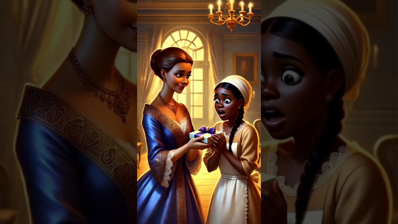 The rich kind lady and her maid 