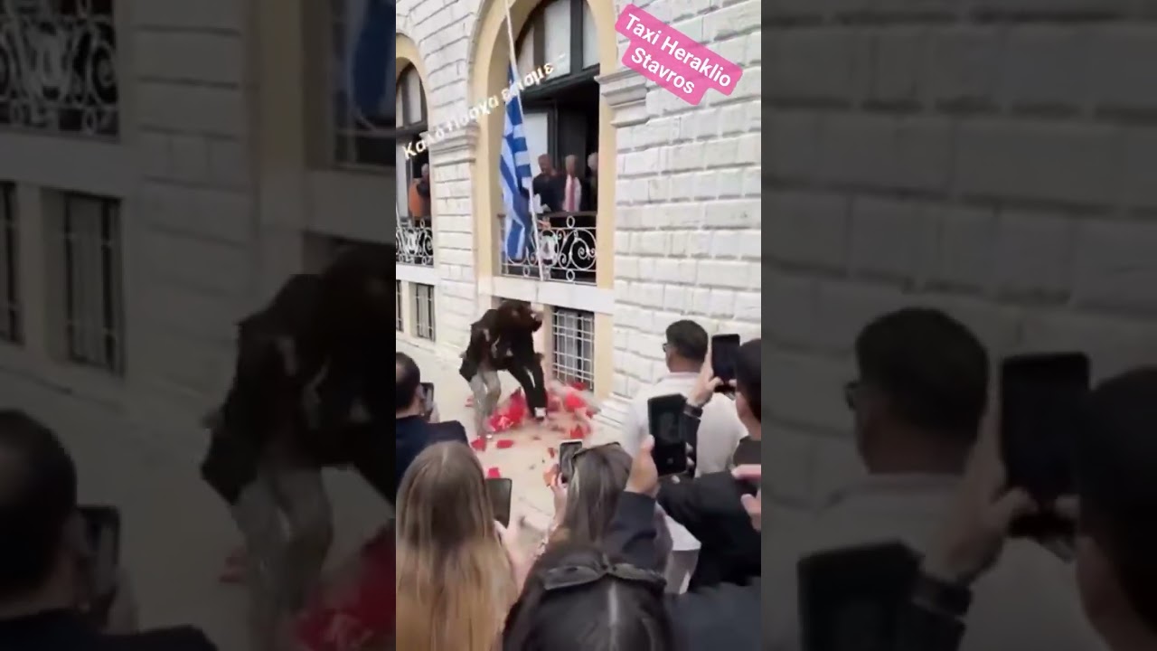When the Pot throwing Easter tradition in Corfu goes VERY wrong.