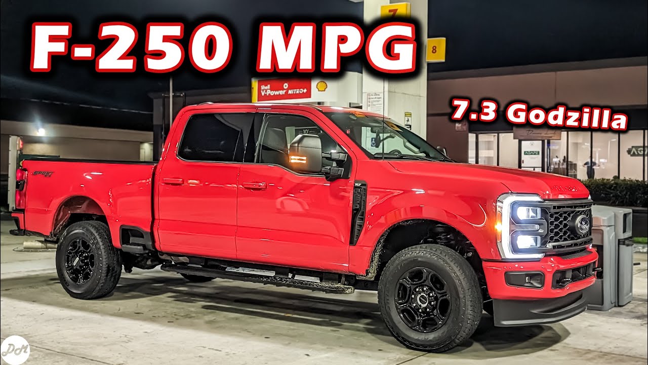 2023 Ford F-250 7.3 – MPG Test | Highway Fuel Economy & Range [Crew Cab, Short Box, 4WD, 3.73]
