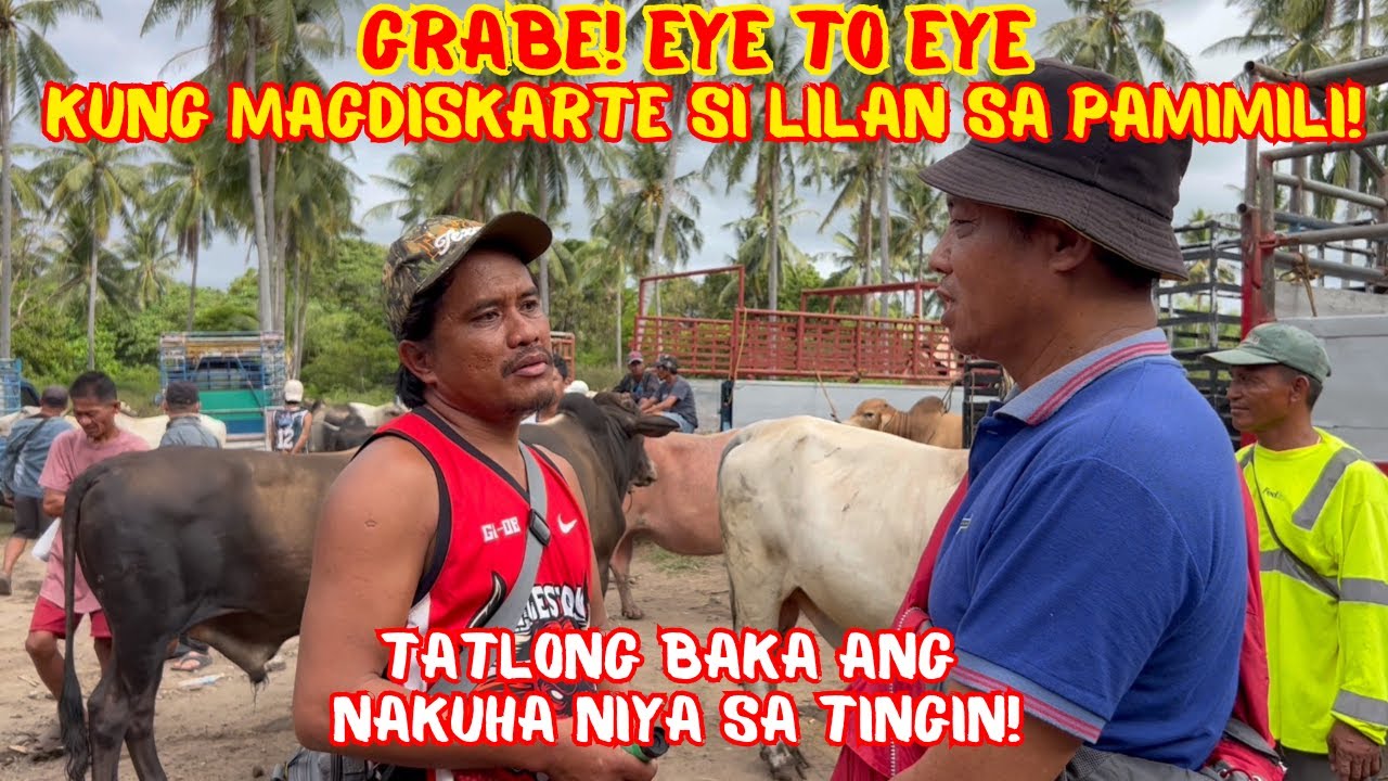 GRABE! EYE TO EYE KUNG MAGDISKARTE SI LILAN SA PAMIMILI! | TATLONG BAKA ANG NAKUHA NIYA SA TINGIN!