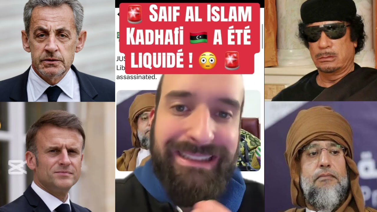 Le fils de Kadhafi assa*ssiné à son tour dans son jardin.