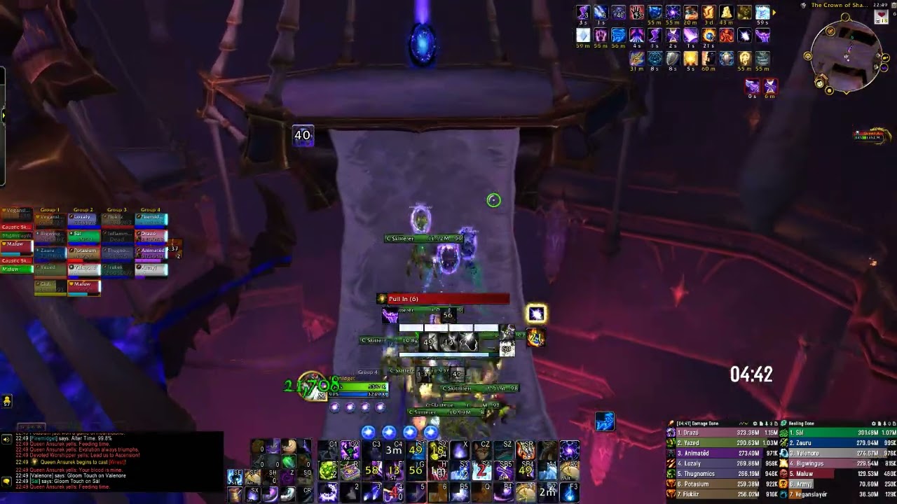 Queen Ansurek (HC) Kill - Arcane Mage pov - (Heartbreak)