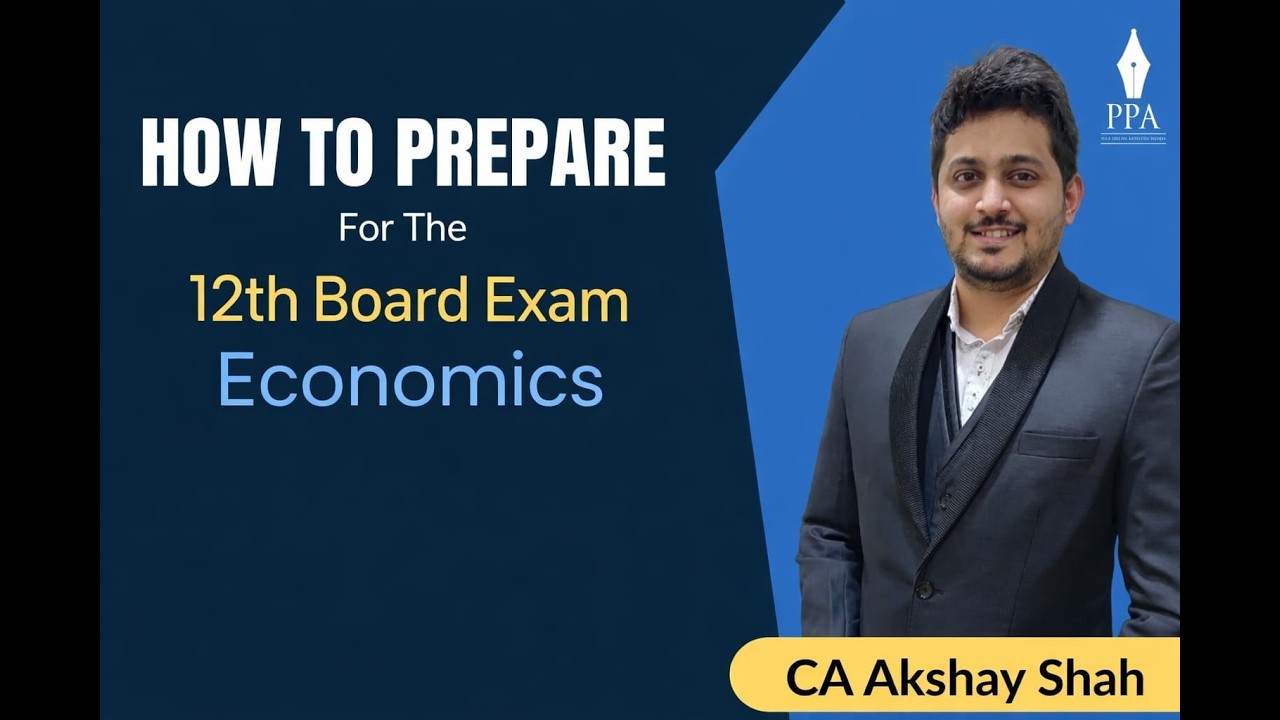 12th Commerce  Economics Board Exam 2025-26: How to Solve Paper: By CA Akshay Shah