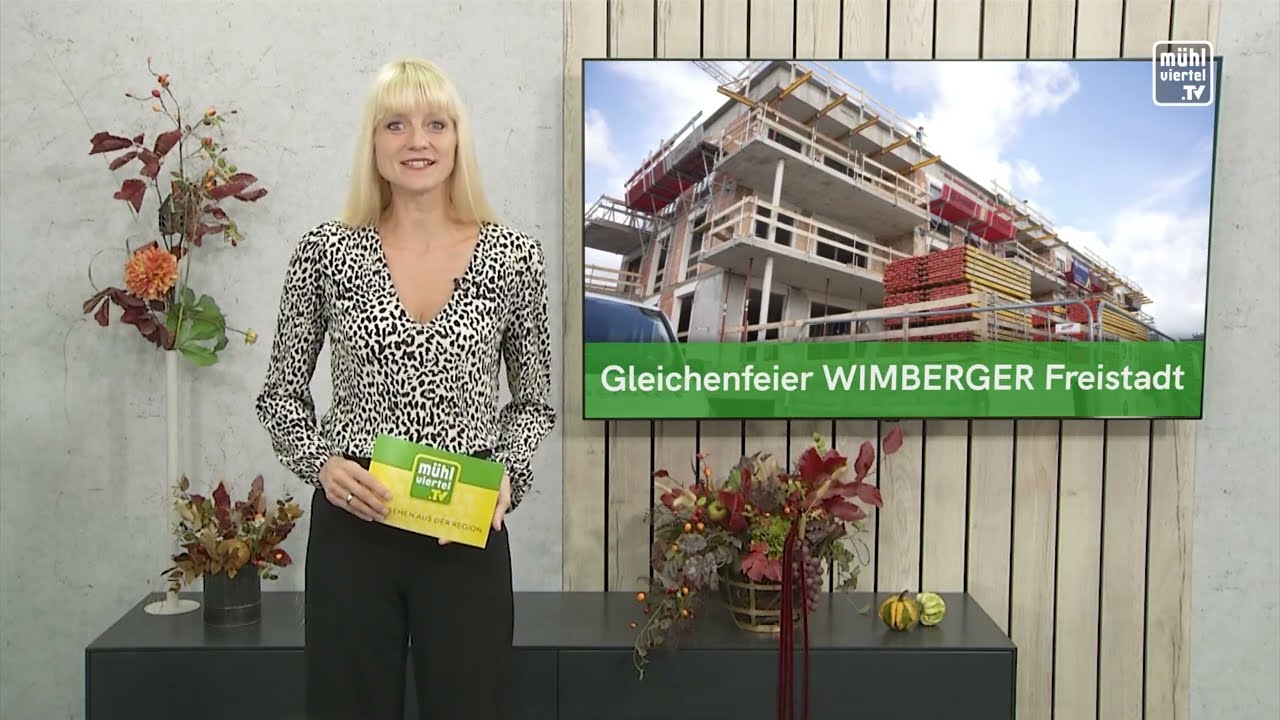 WIMBERGER Immobilien - Gleichenfeier Wohnbauprojekt Freistadt