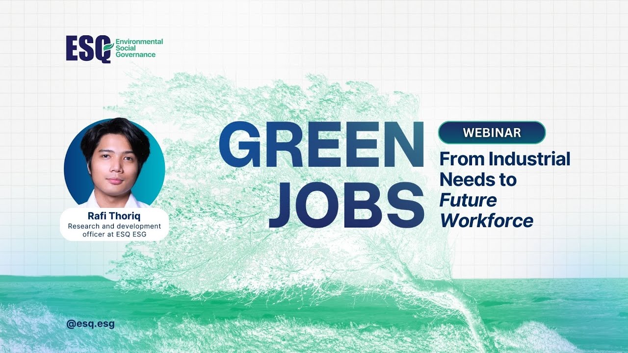 WEBINAR GREEN JOBS  I From Industrial Needs to Future&nbsp;Workforce