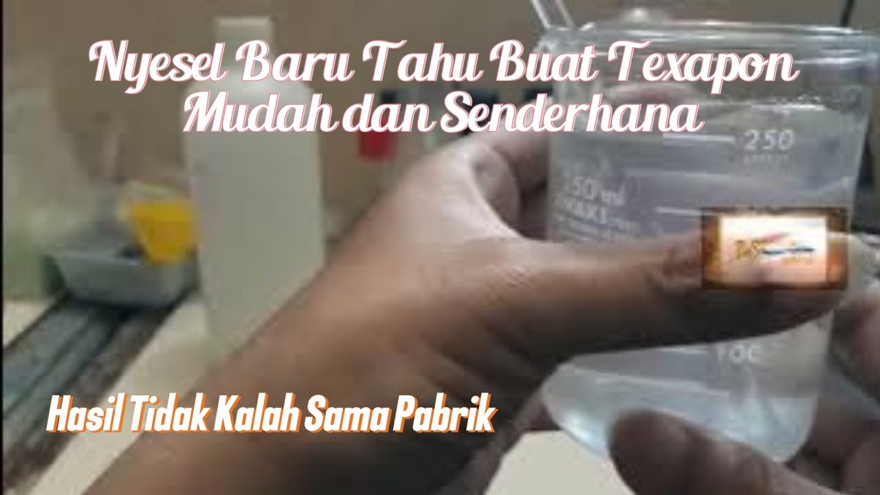 Cara Membuat Texapon untuk sabun / pertanian Eps 1 Versi Rotari