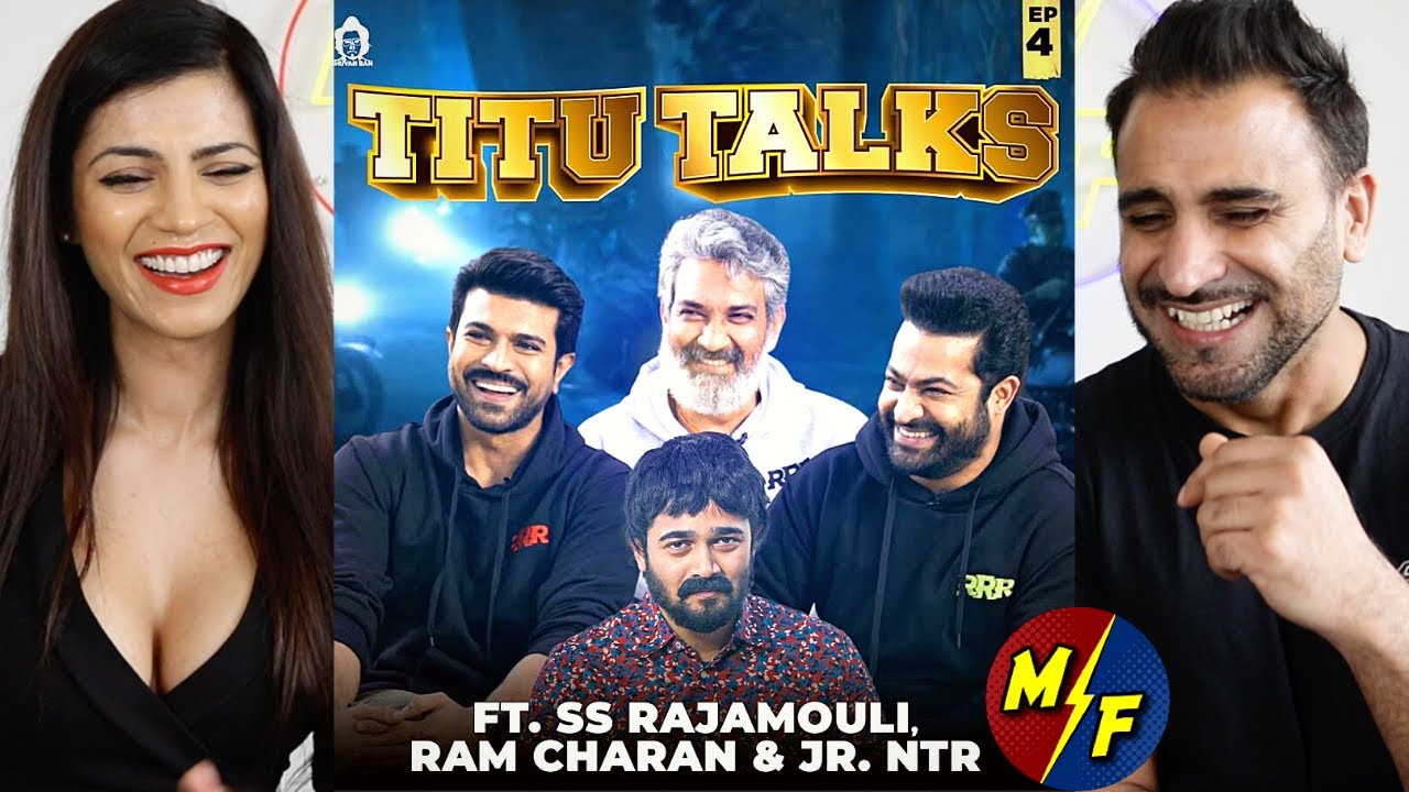 BB Ki Vines | Titu Talks - Episode 4 ft. SS Rajamouli, Ram Charan, NTR Jr. | RRR Team REACTION!!