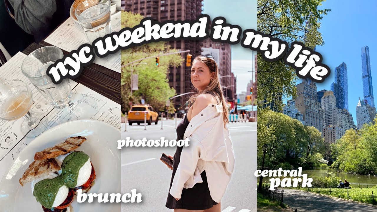 weekend in my life in nyc | spring haul, photoshoots, & exploring the village!
