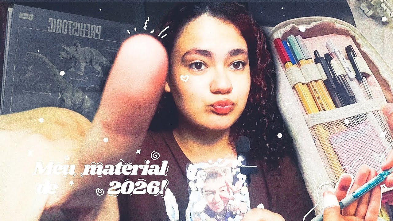 ִㅤ☀ㅤׄㅤMeu material escolar de 2026! / 2⁰ ano do Ensino médio. 