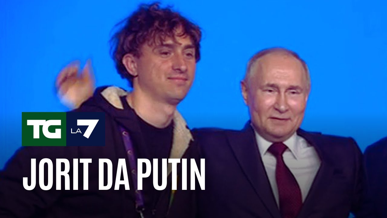Lo street artist italiano #Jorit incontra #Putin a #Sochi