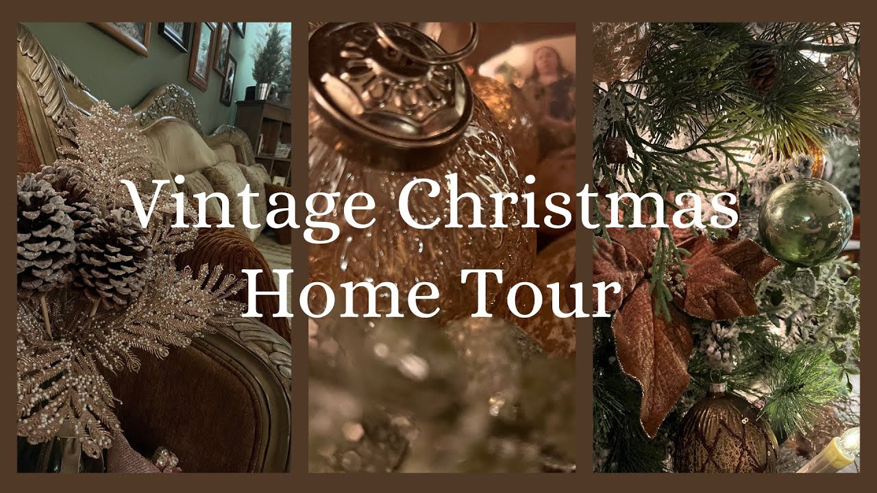 Vintage 2023 Christmas Home Tour || Christmas Decorating || Victorian Inspired Christmas