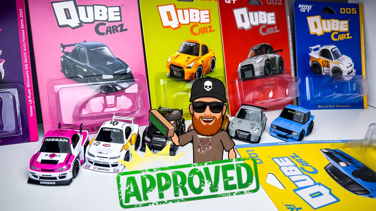 Chunky, bold and a lot of Fun? QubeCarz by Mini GT - Bold & Boxy Reimagined and different. LBWK #toy