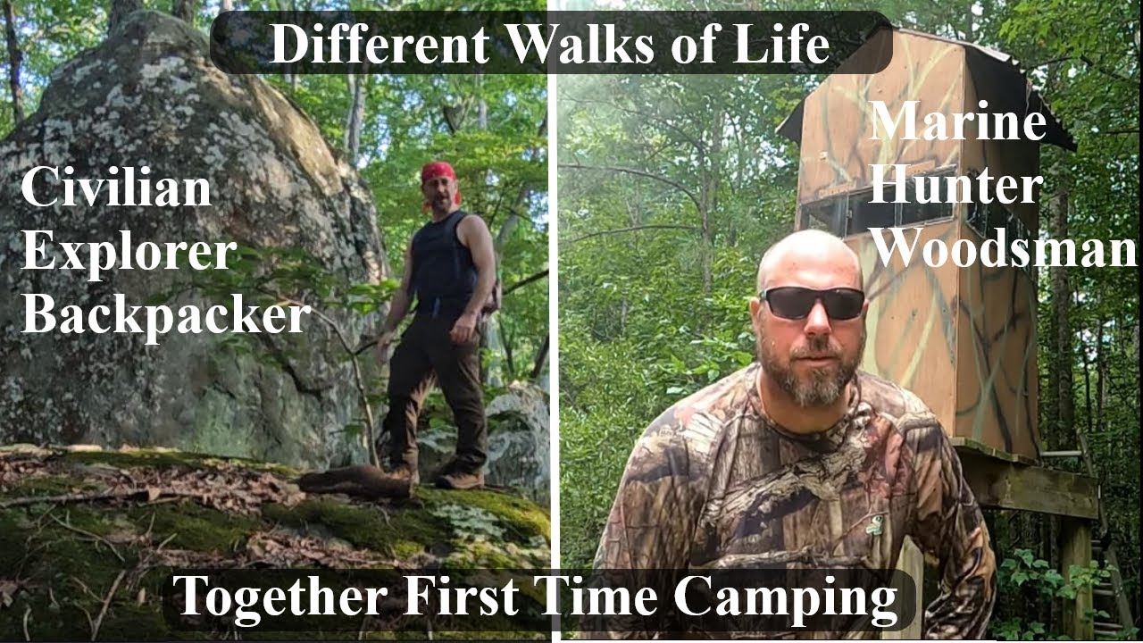 Explorer and Hunter Meet for the First Time in the Backwoods