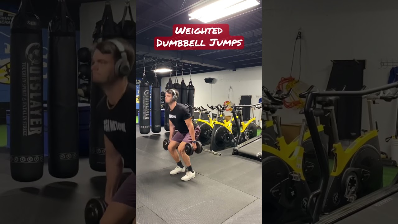 Do this if you want to jump higher - Weighted Dumbbell Jumps
