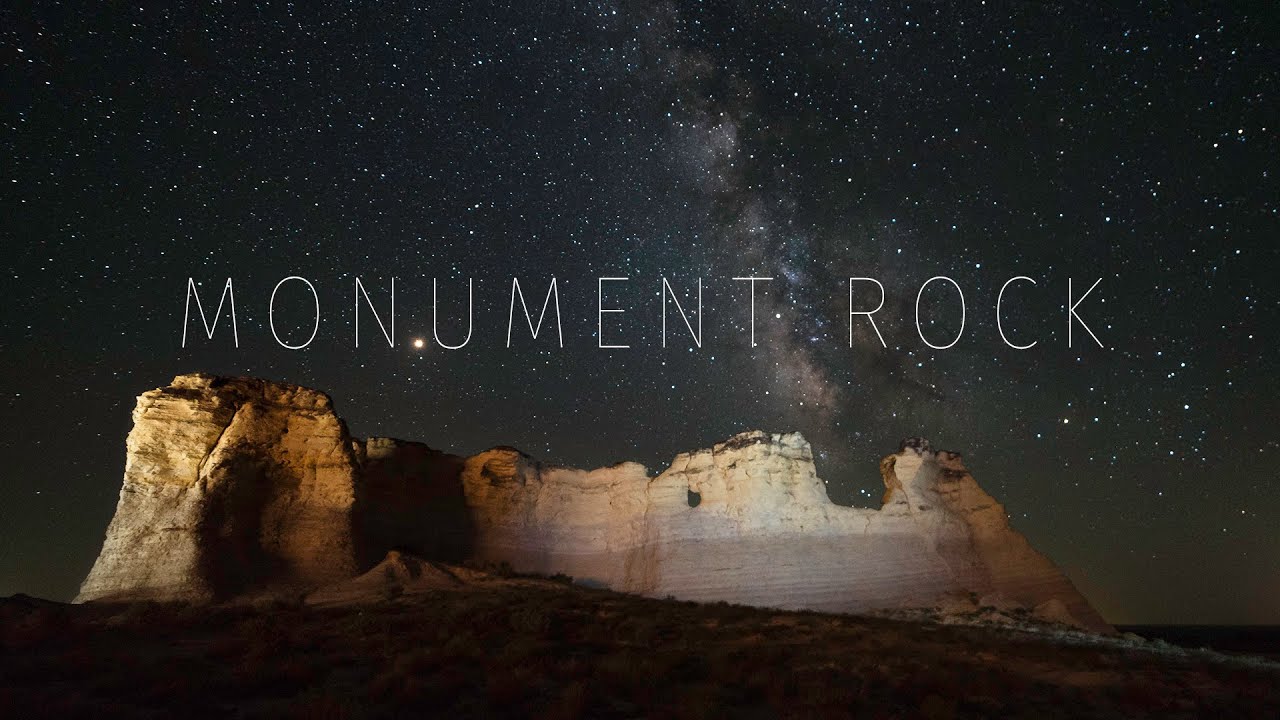 Monument Rock Aerial & Timelapse in 4K