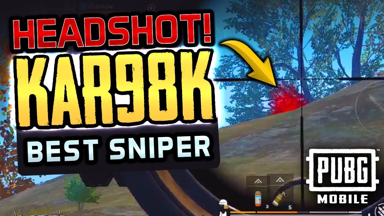 TOP SNIPER WITH MEAN KAR98K SHOTS - PUBG Mobile SQUADS