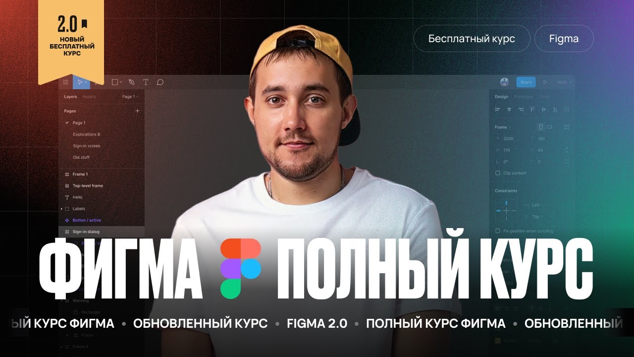 Курс по фигме с нуля: бесплатное обучение дизайну с практическими уроками