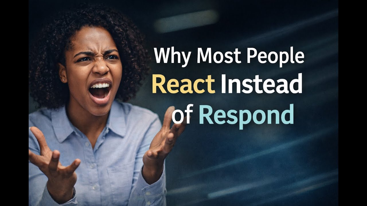 Why Most People React Instead of Respond