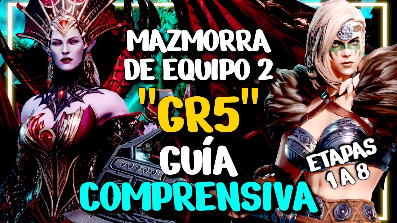 Guía COMPRENSIVA Mazmorra de Equipo 2 GR5, Mecánicas Explicadas!! Etapas 1 a 8 | Watcher of Realms