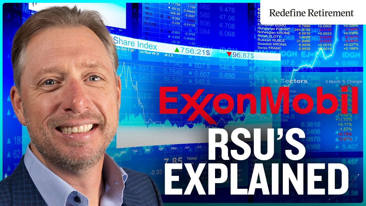 Как работают акции ExxonMobil с ограниченным правом продажи (RSU) (налоги, право на получение акц...