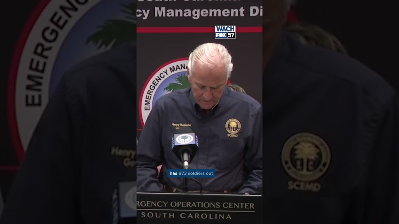 South Carolina Governor Henry McMaster Gives Update On Helene Aftermath