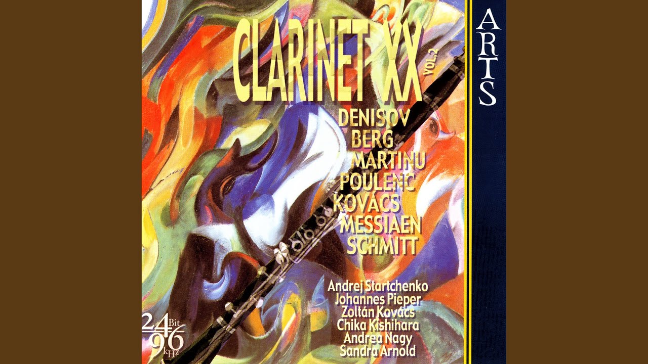 Sextuor Op. 128 Pour Six Clarinettes (Cinq Clarinettes Et Double Bass) (1953) "La Clarinette":...