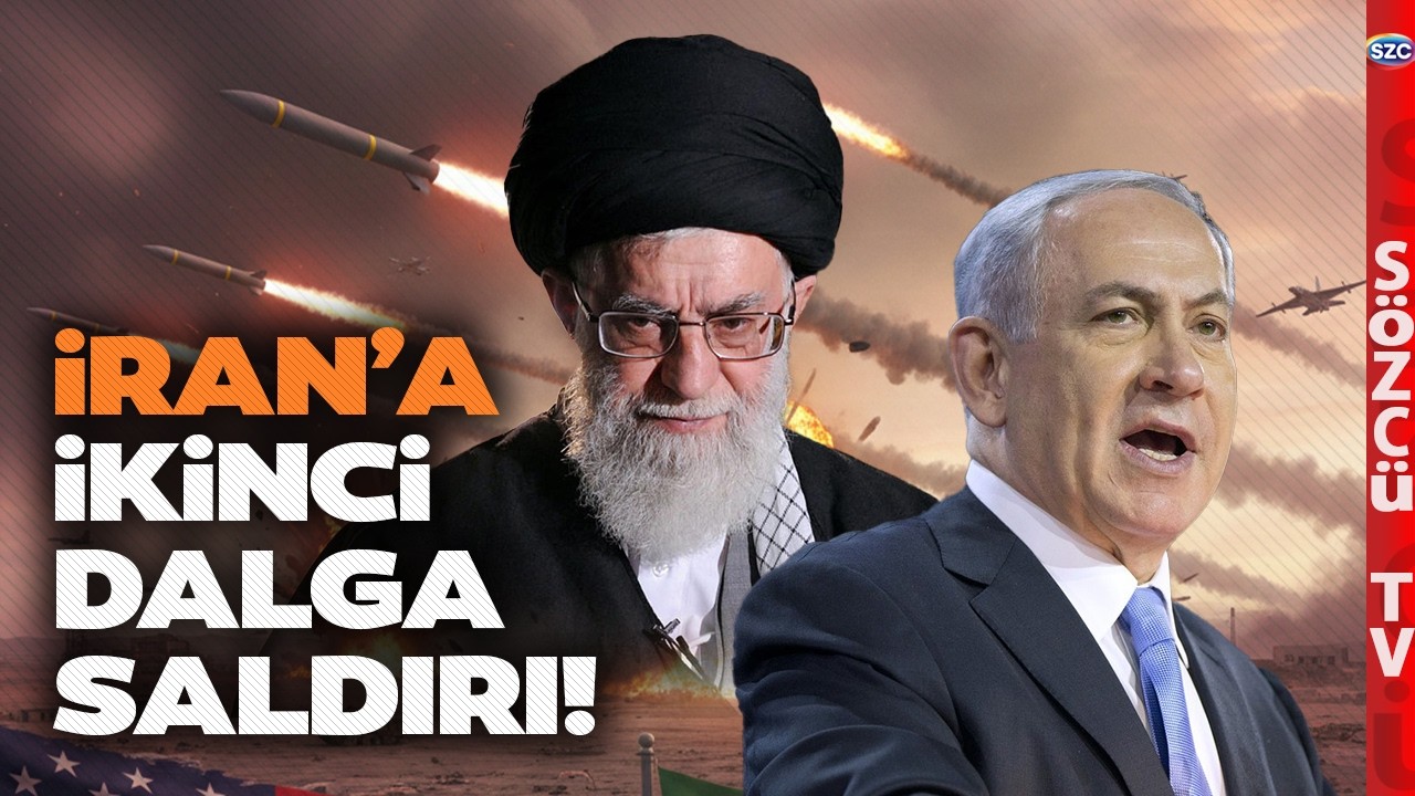 İsrail'den İran'a İkinci Dalga Saldırı! Tahran Alevler İçinde! Netanyahu Hedefine Hamaney'i Koydu