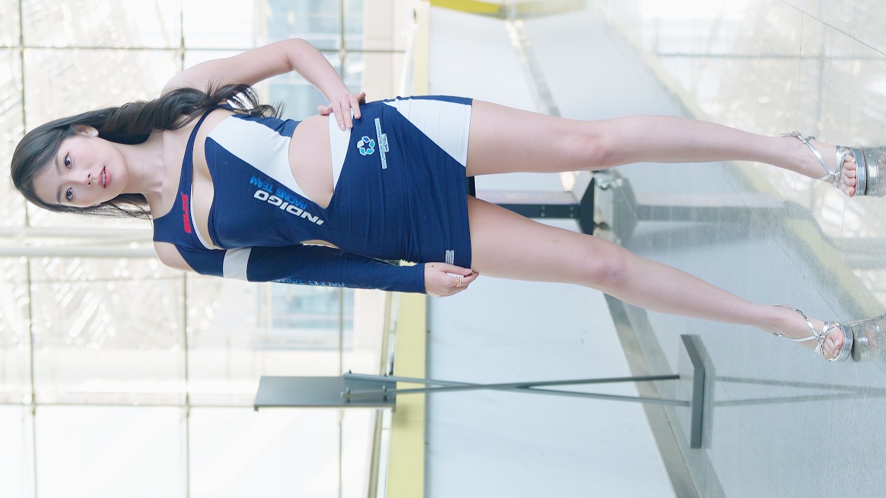 4K 2025廣州車展 網紅美女車模 Chinese Model #미니스커트 #beautyleg 31 #美人