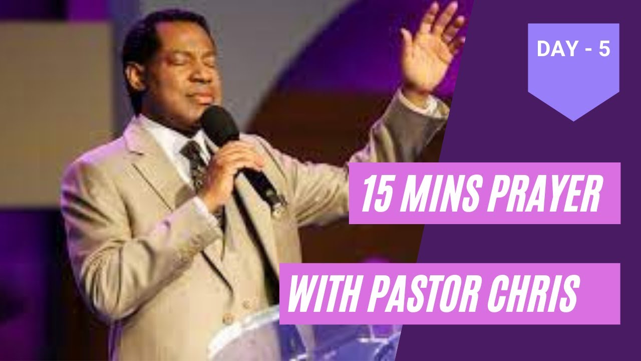 PASTOR CHRIS OYAKHILOME - 15 MINS PRAYING IN TONGUES DAY 5
