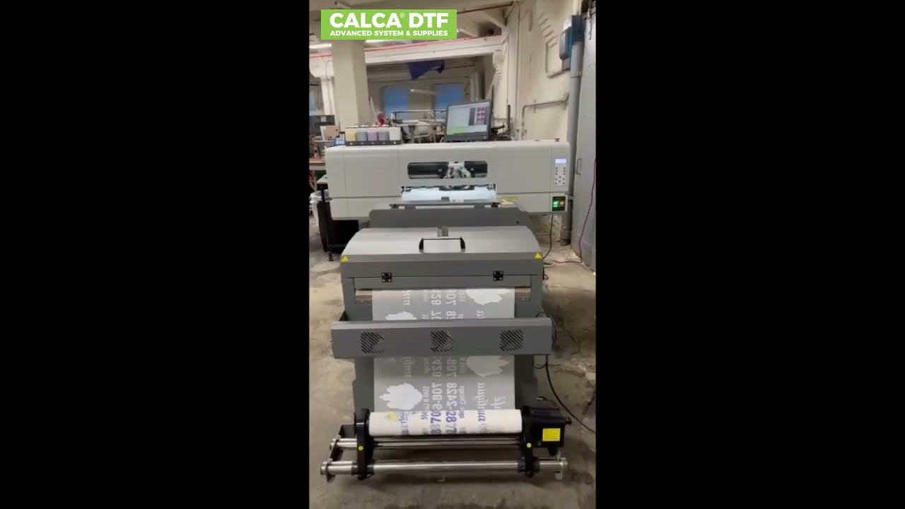 DTF Printer with Automatic TPU Adhesive Powder Shaker and Dryer Machine