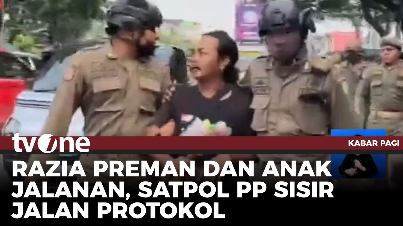 Razia Preman dan Anak Jalanan di Sidoarjo | Kabar Pagi tvOne