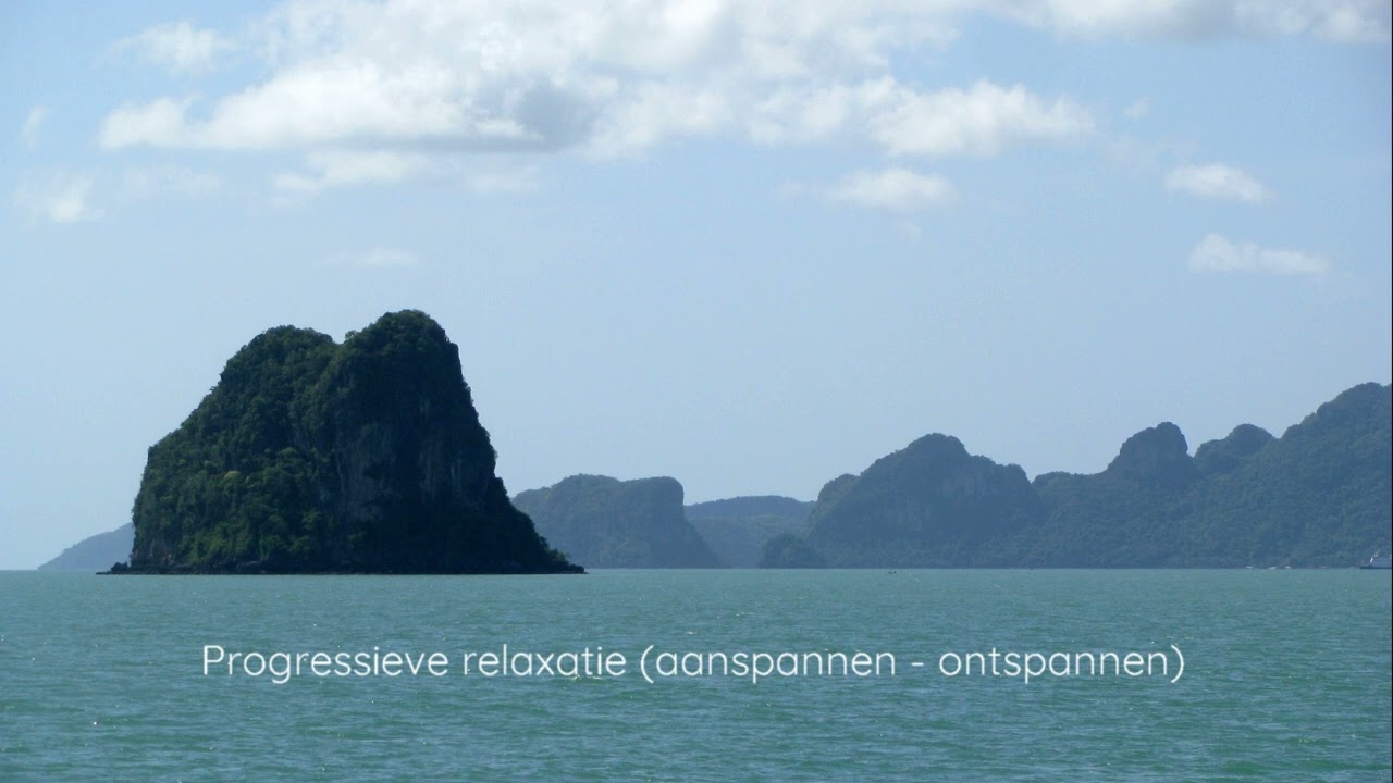 Progressieve relaxatie Jacobson (aanspannen ontspannen) ontspanningsoefening