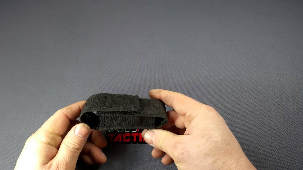 Our mini flashlight case with a belt mount