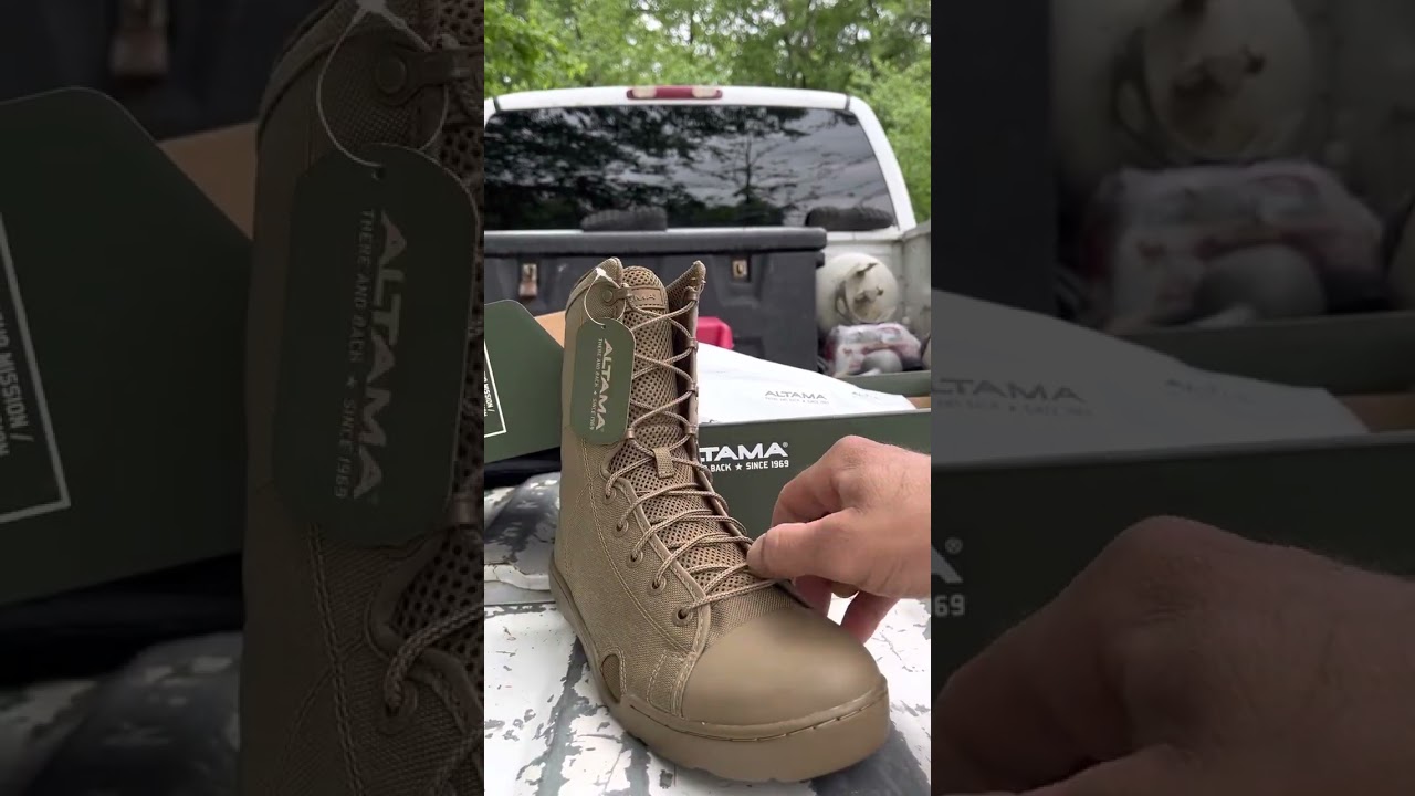Unboxing and Initial thoughts Altama maritime 8 and much boot coyote brown