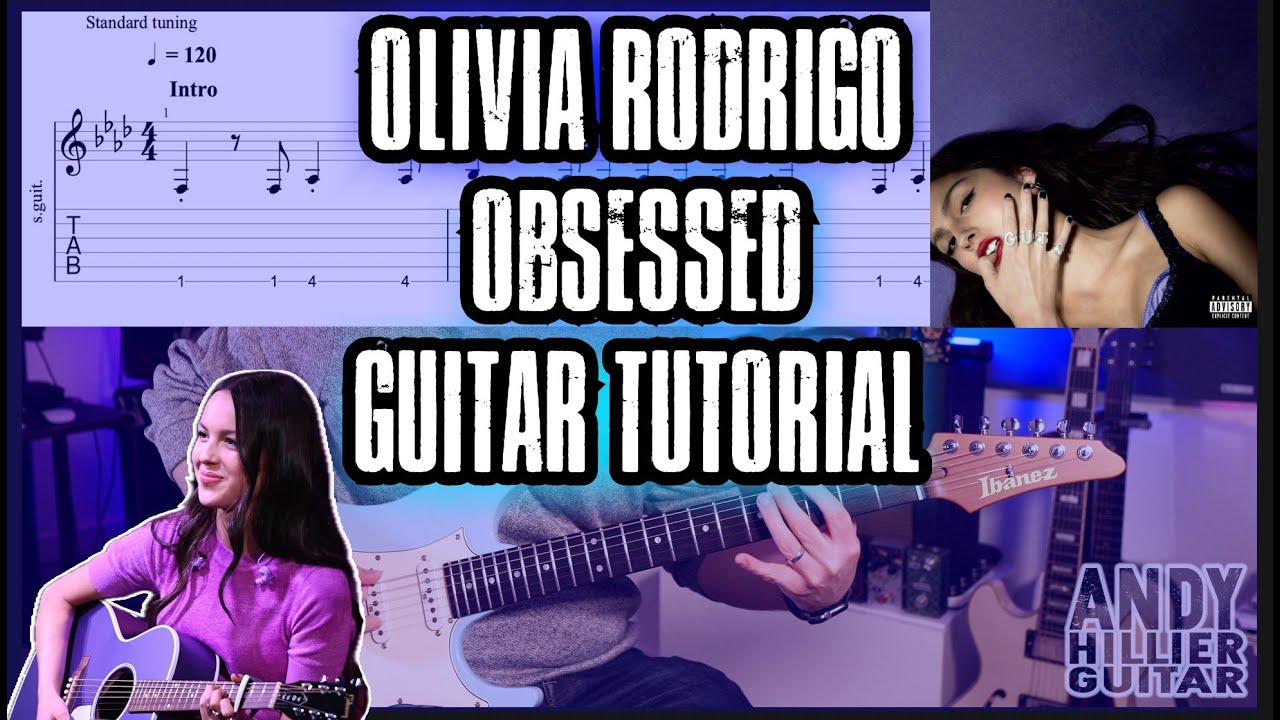 How to play Olivia Rodrigo - obsessed Guitar Lesson