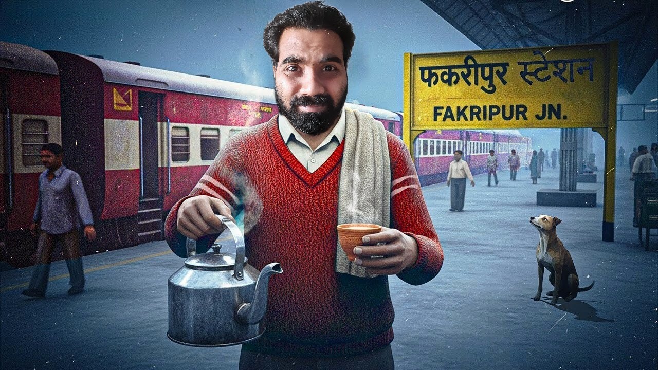 Selling CHAI At A Haunted Fakripur Railway Station ☕