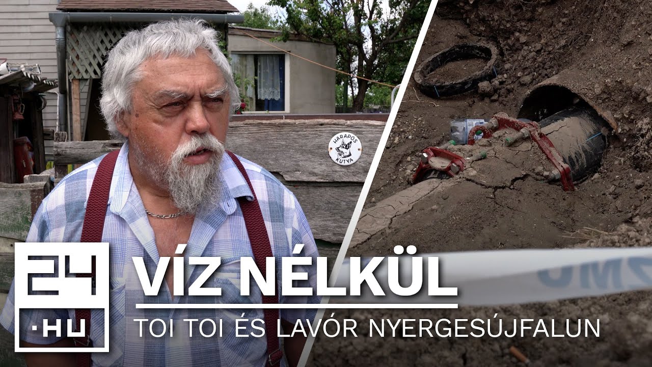 Lassan már azon lepődöm meg, ha van víz – ötnapos csőtörés Nyergesújfalun | 24.hu