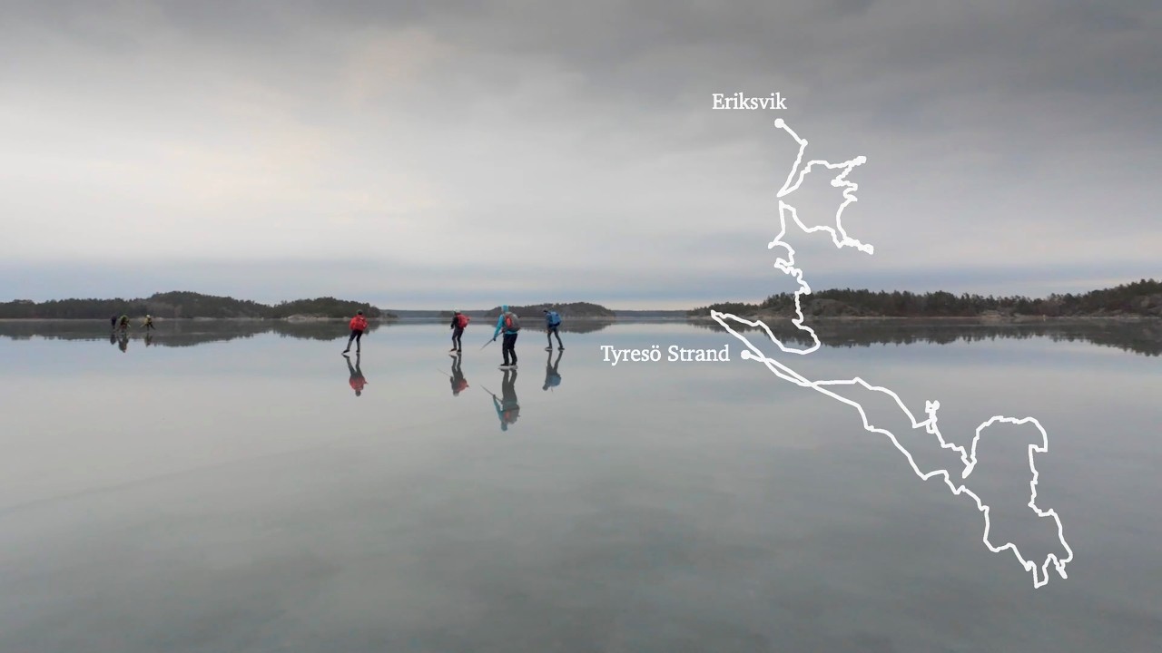 Eriksdal till Tyresö Strand med SSSK, 2026-03-07