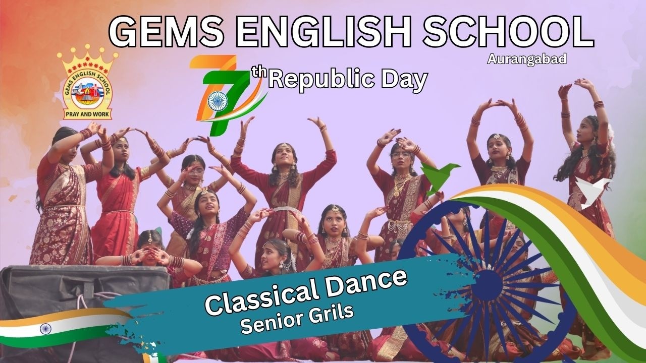 Classical Dance - Girls Students | 77th Republic Day | GES Aurangabad #gesbihar
