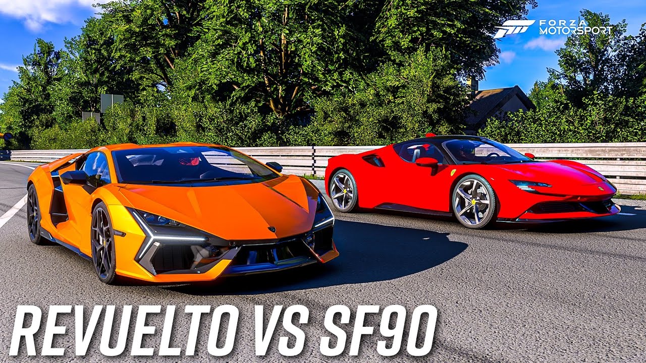 Lamborghini Revuelto vs Ferrari SF90 Stradale | Forza Motorsport