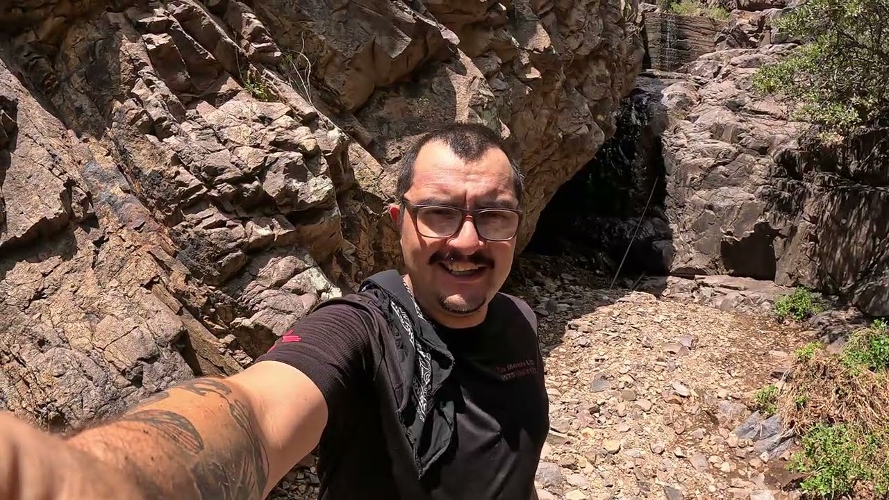ICE Canyon, getting up to the cathedral. Found some grafitti spray painted  way up here......