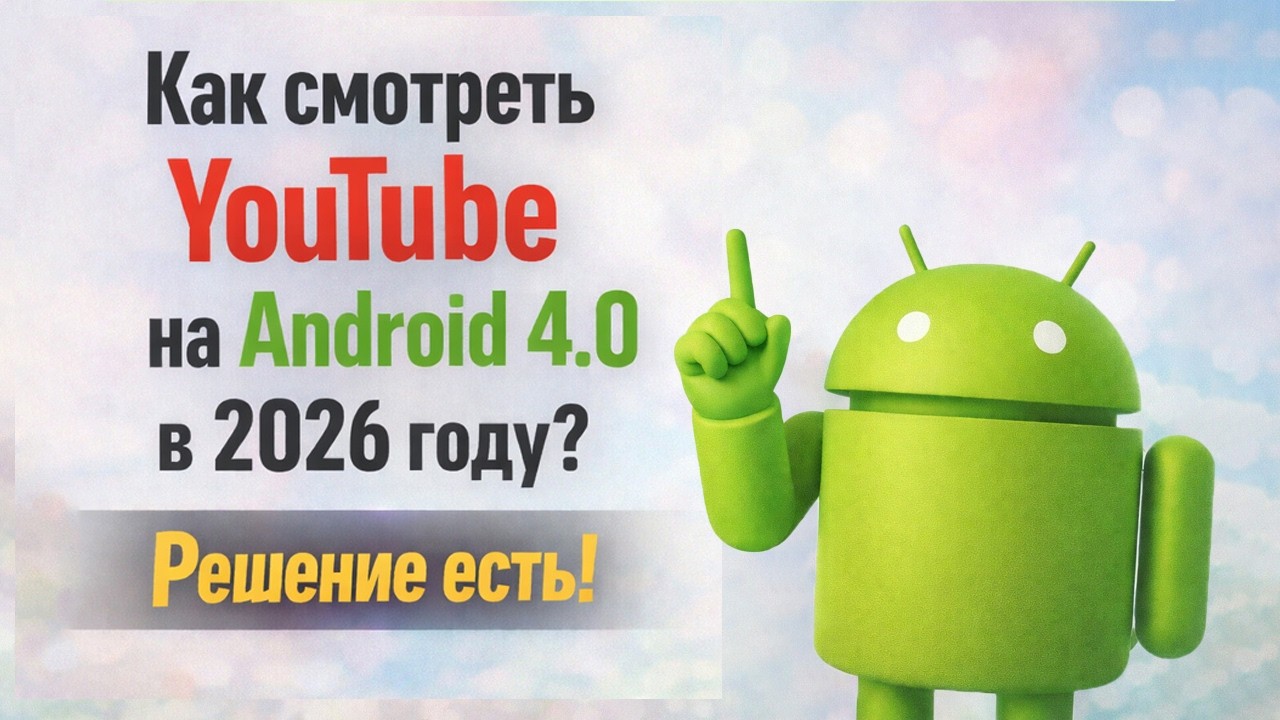 Как смотреть Youtube на Android 4.0 в 2026 ? Решение есть! HTC Disere 200