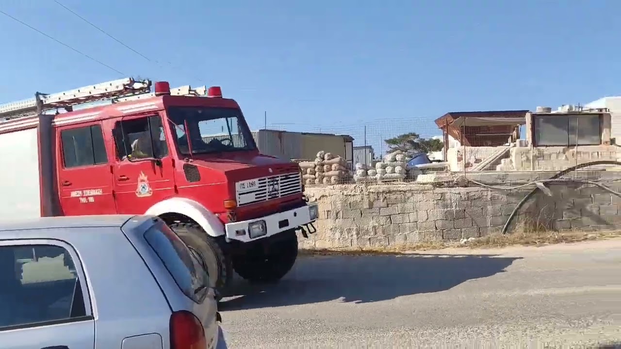 φωτιά στην πάρο στο εργοστάσιο EXPA σκέδων ολοκληρωτική καταστροφή