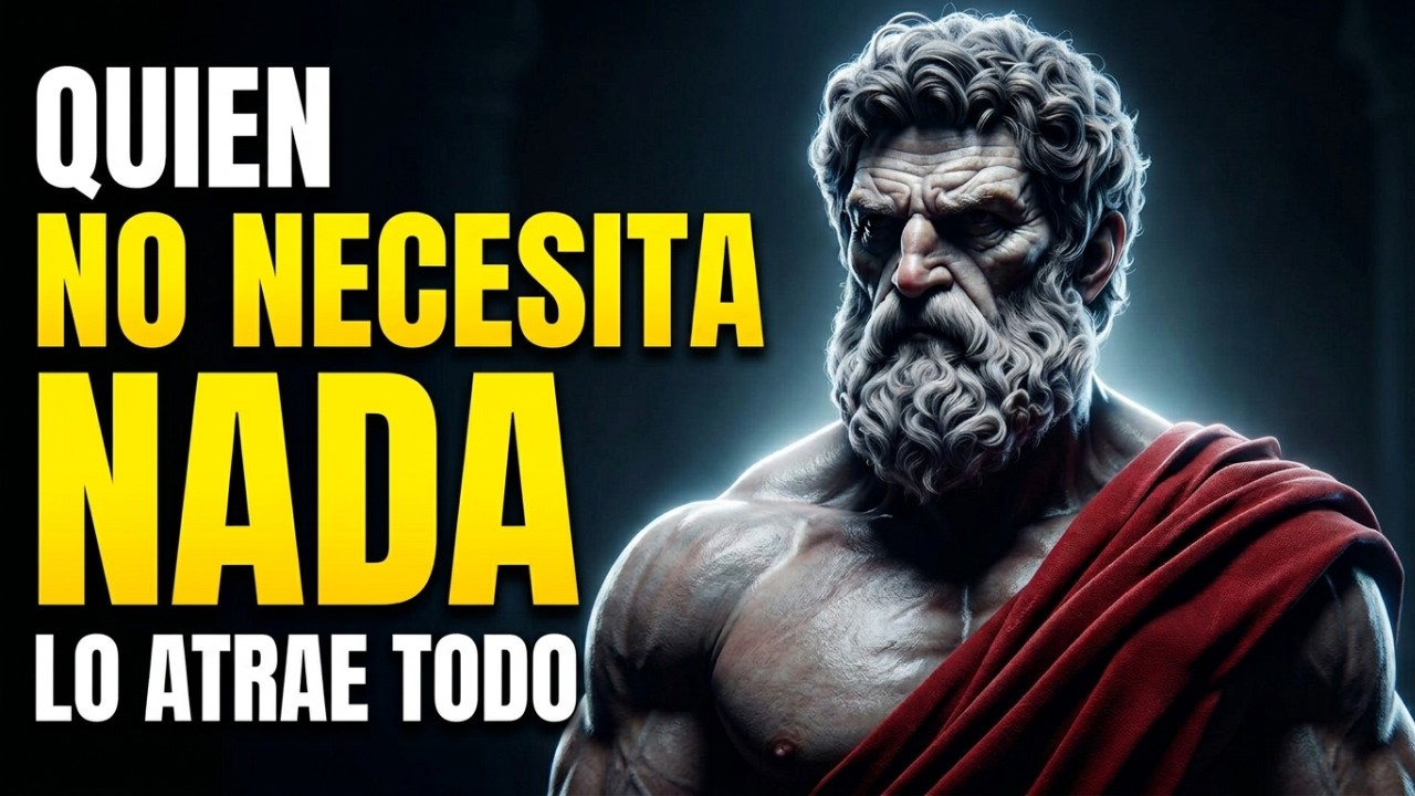 QUIEN NO NECESITA NADA, LO ATRAE TODO | ESTOICISMO