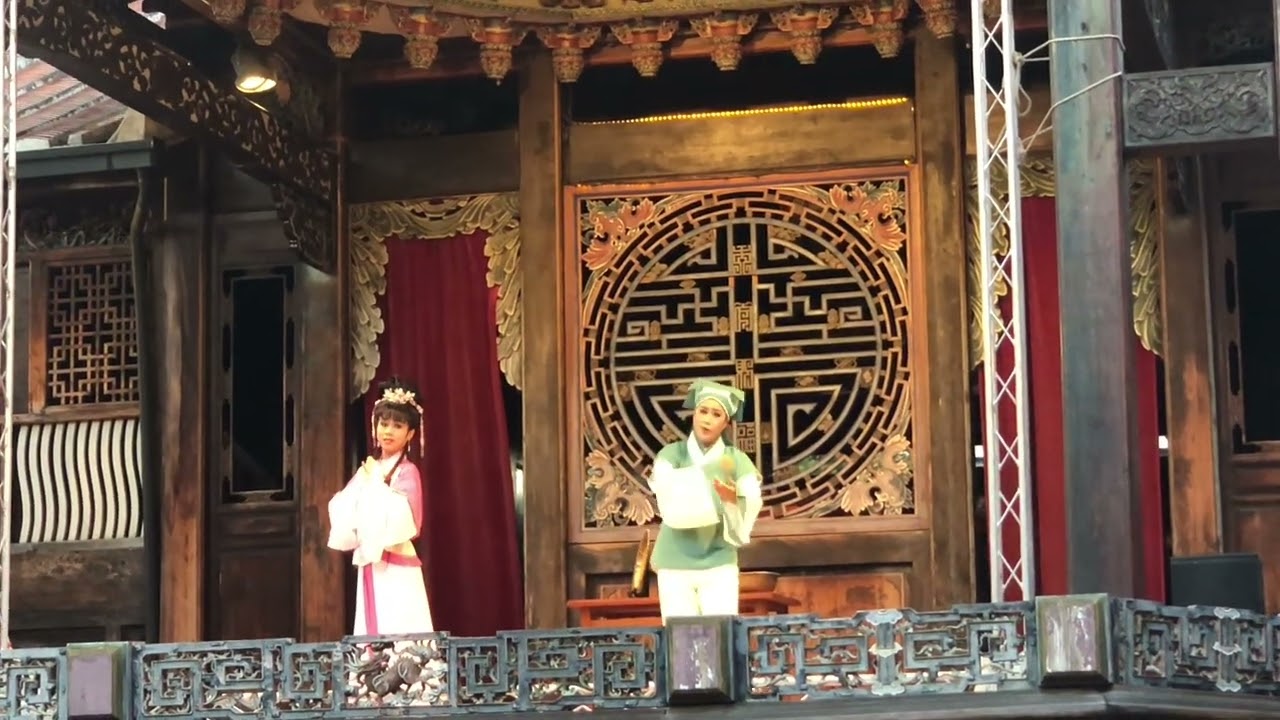 陳三五娘-捧盆水-霧峰林家花園