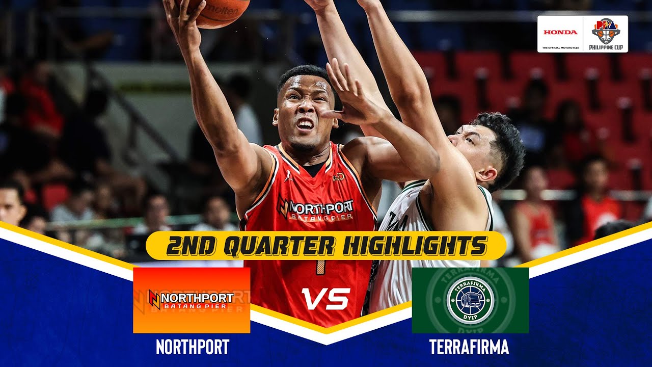 NORTHPORT vs TERRAFIRMA | 2ND QUARTER HIGHLIGHTS | PBA SEASON 49 PHILIPPINE CUP