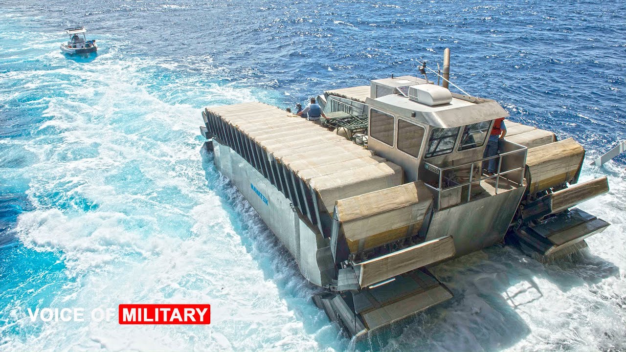 US Marines Launch UHAC Super Large Amphibious Vehicle