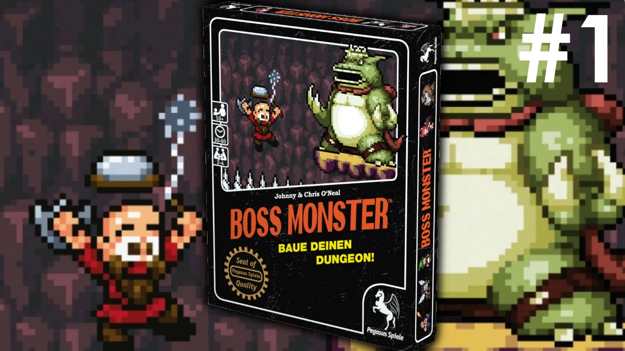 Boss Monster Kartenspiel von Pegasus  - VERSPIELT UND ABGEDREHT - Part 1