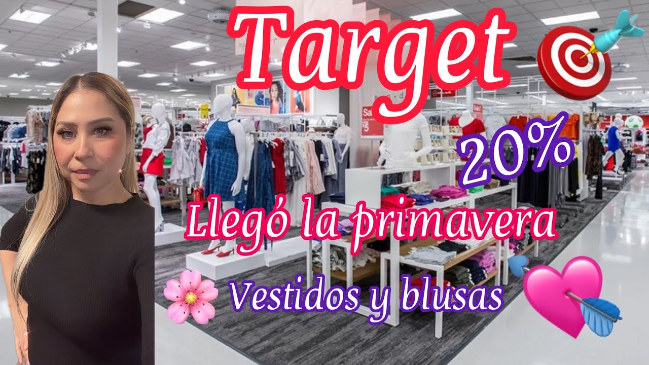 LLEGO la PRIMAVERA🌸a TARGET 🎯vestidos,blusas toda la ropa con 20% desc